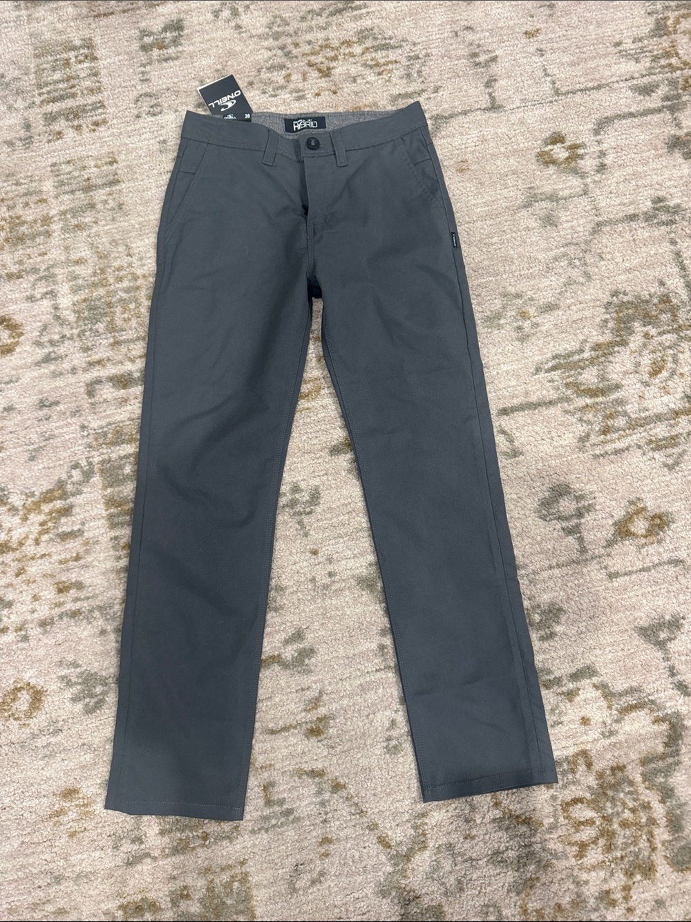 O'Neill Men's Charcoal Gray Chinos